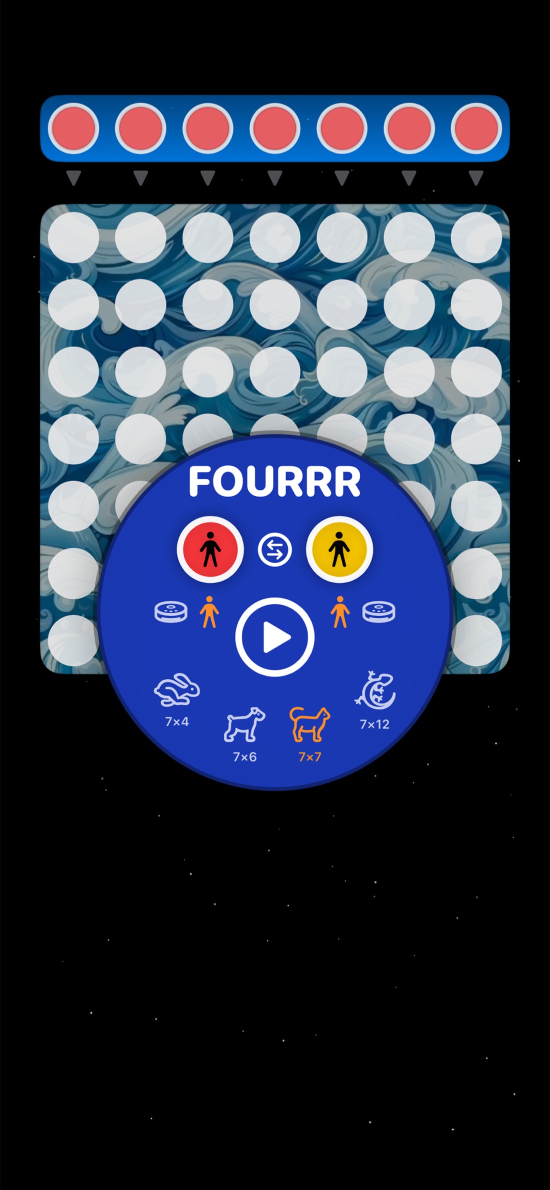 Fourrr op iPhone, screenshot 1