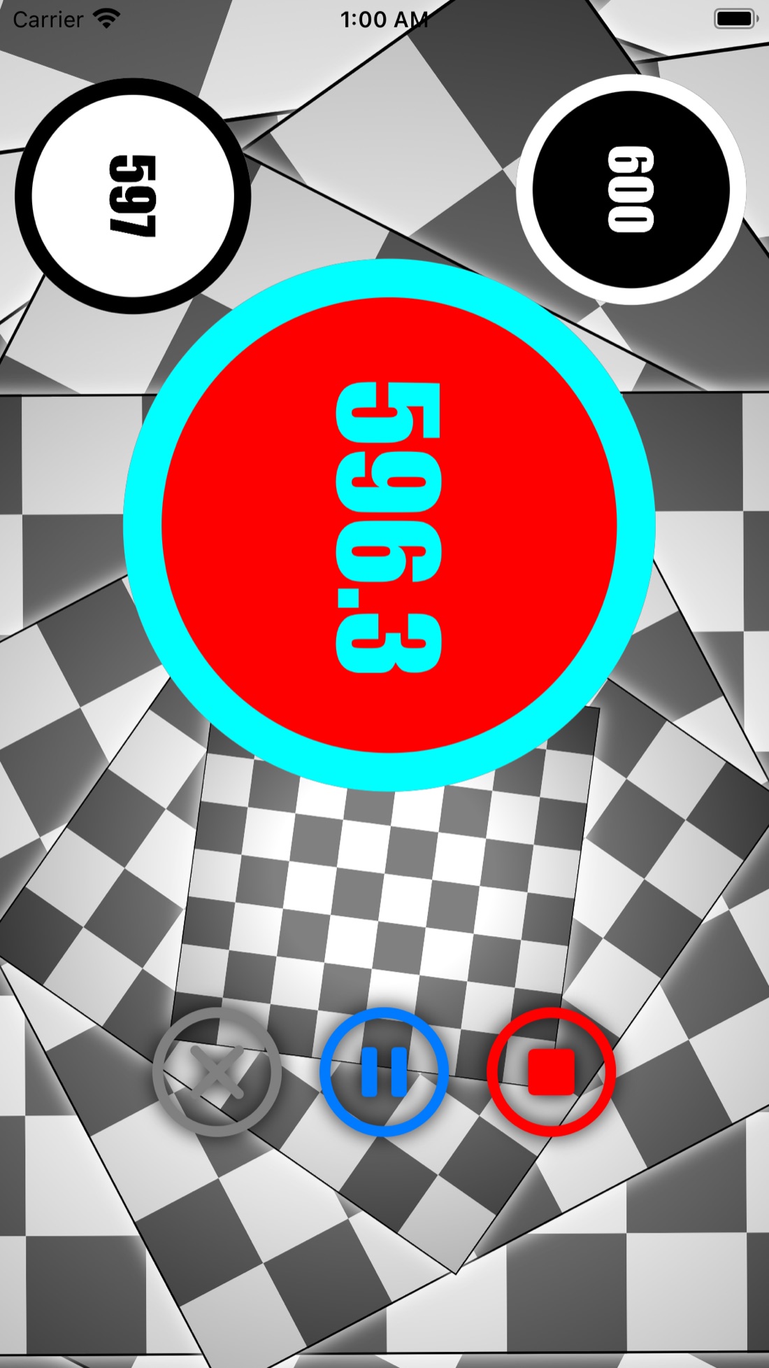 Triple Chess Timer op iPhone, screenshot 3